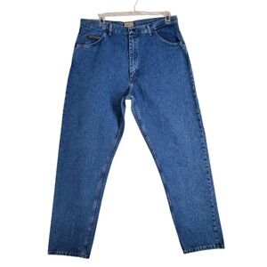 CE Schmidt Blue Jeans Mens 38 Wide Relaxed Hi Rise 5-Pkt Workwear (36x34) NWT